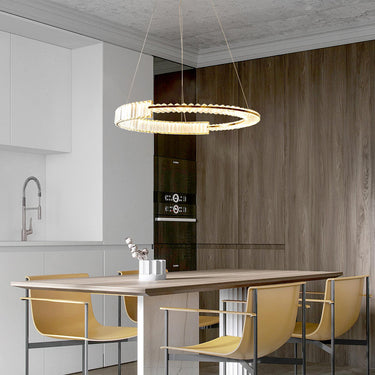 American Style Crystal Ring Chandelier